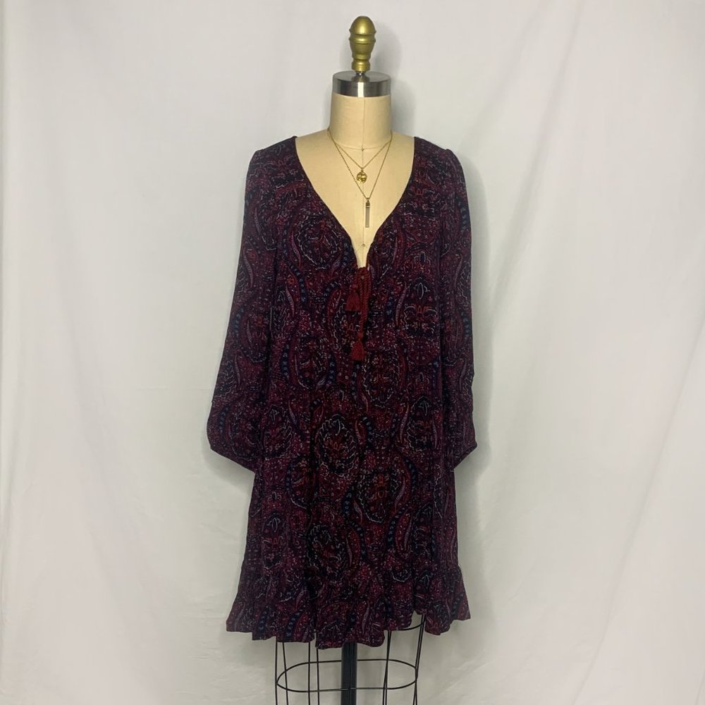 AEO Long Sleeve Swing Dress